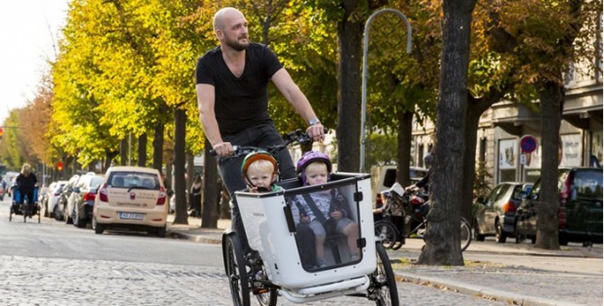 Triporteur avec porte bébé