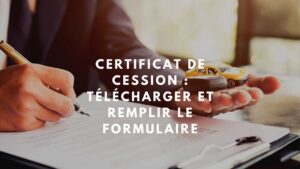 certificat de cessation