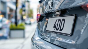 plaque 4d vehicule
