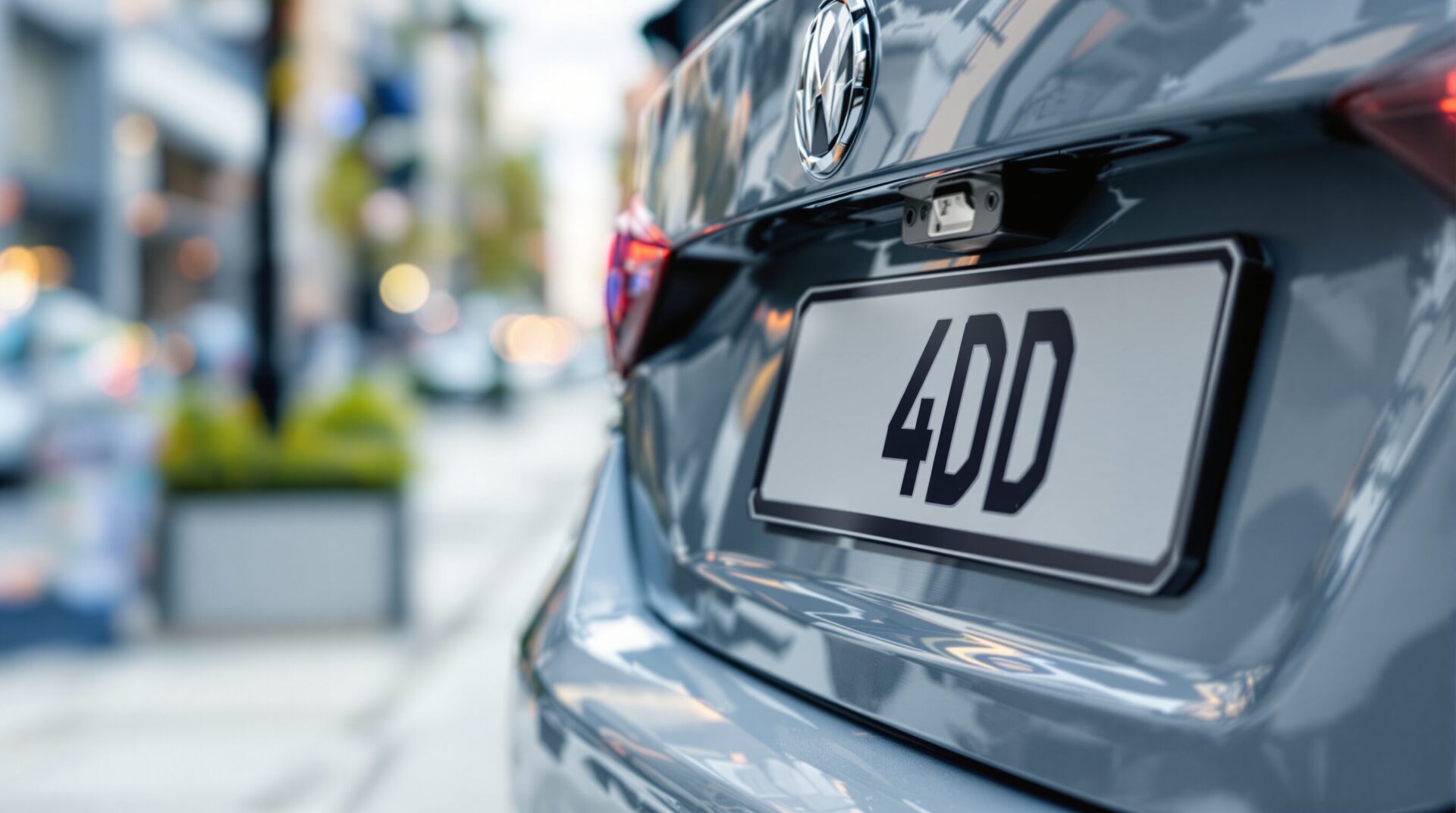 plaque 4d vehicule