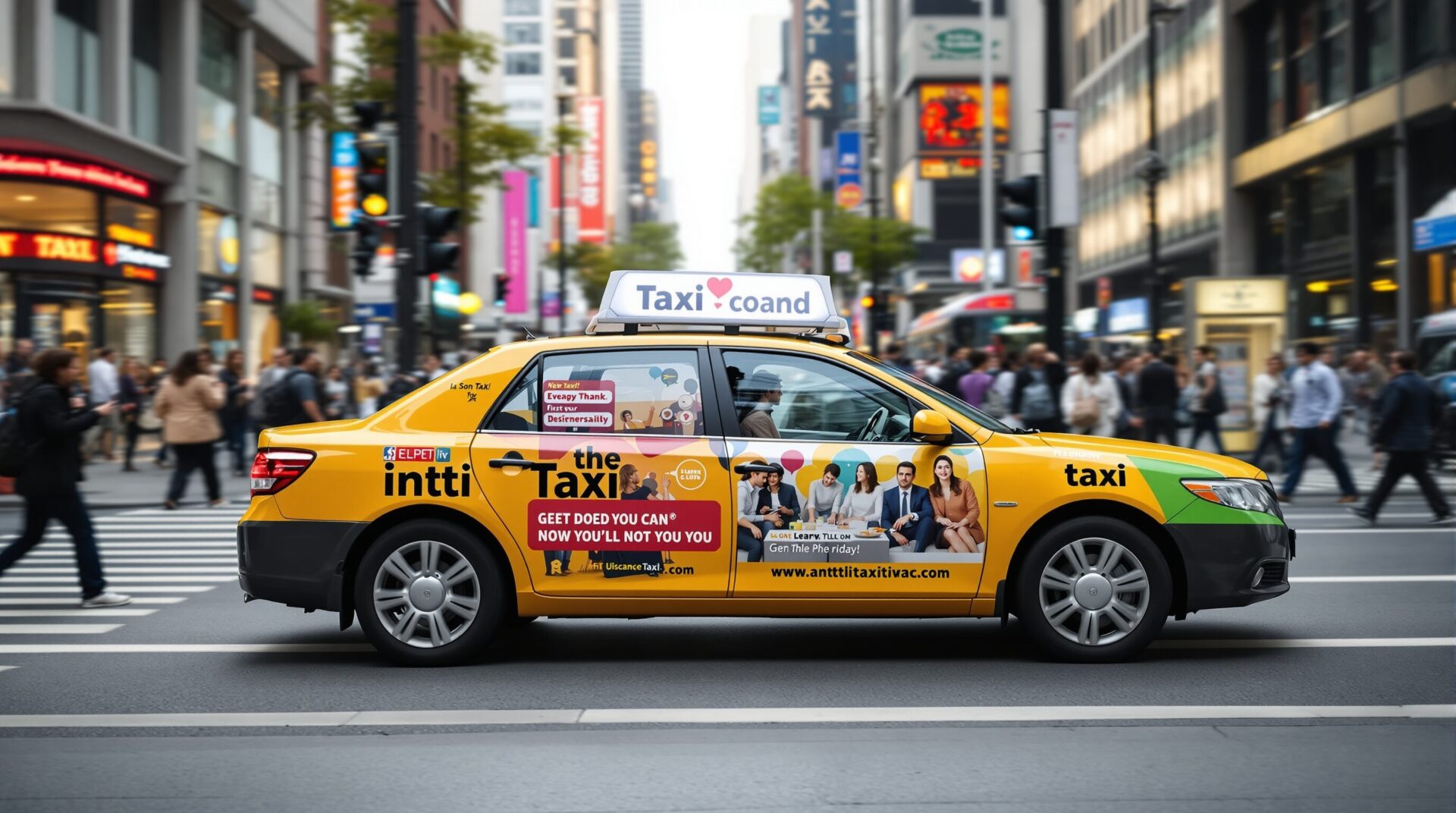 publicite taxi