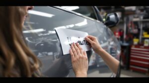 enlever lettrage sur carrosserie