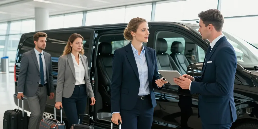 comment organiser un transfert aéroport groupe