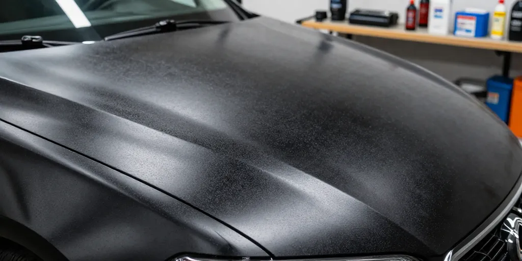 covering noir mat